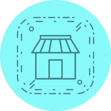 Modern düz tasarım simgesinin vektör çizimi