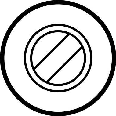 Yol simgesi, vektör illüstrasyonu