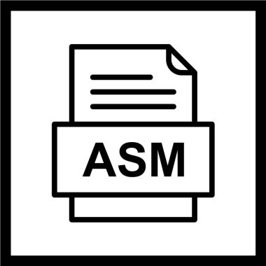 dosya biçimi simgesi, vektör illüstrasyonu