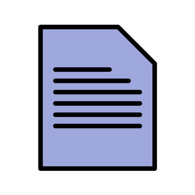 dosya biçimi simgesi, vektör illüstrasyonu