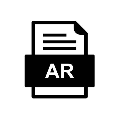 dosya biçimi simgesi, vektör illüstrasyonu