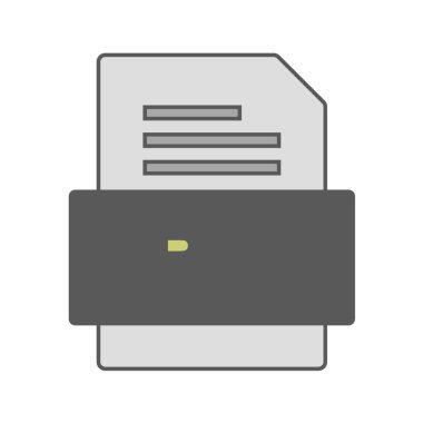 dosya biçimi vektör illüstrasyonuName