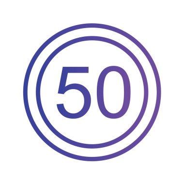 Yol simgesi, vektör illüstrasyonu