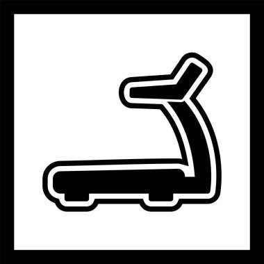 Koşu Değirmeni Simgesi Moda Biçiminde İzole Arkaplan