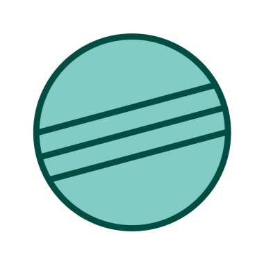 Tenis topu ikonu vektör illüstrasyon grafik tasarımı