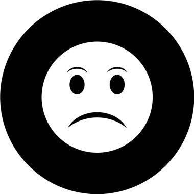 Gülümseme simgesi, vektör illüstrasyonu