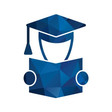 Modern eğitim ikonunun vektör illüstrasyonu