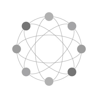 Moda Biçiminde İletişim Simgesi İzole Arkaplan