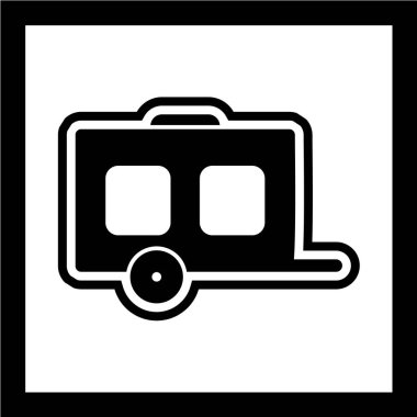 bavul vektör simgesi. Seyahat işareti. lojistik ulaşım sembolü