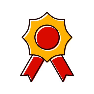 ödül simgesi modada izole edilmiş arkaplan      