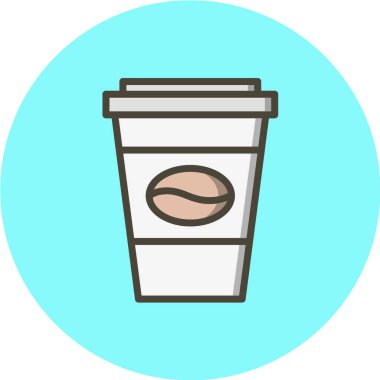  Gıda ve içecek Web ikonu vektör illüstrasyonu