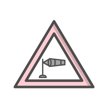 Yol simgesi, vektör illüstrasyonu