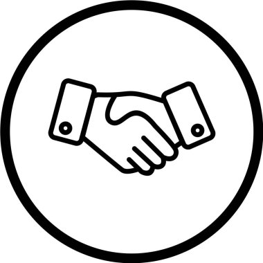 El sıkışma simgesi vektör illüstrasyonu