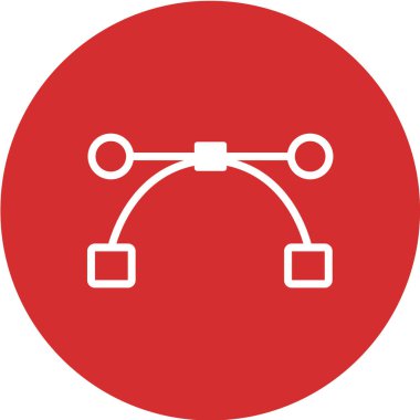 Multimedya düz simgesi beyaz arkaplanda izole edildi