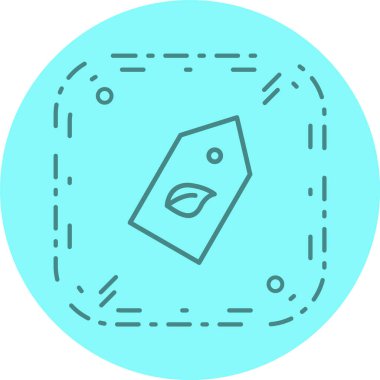 Eko Etiket Simgesi Moda Biçiminde İzole Arkaplan