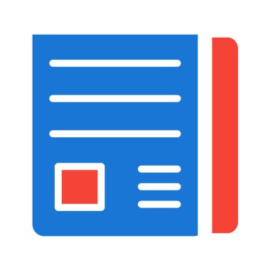 belge simgesi vektör illüstrasyonu