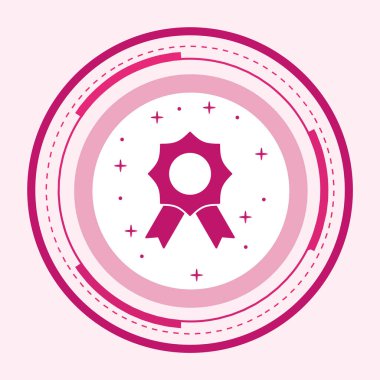 ödül simgesi modada izole edilmiş arkaplan      