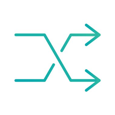 Multimedya düz simgesi beyaz arkaplanda izole edildi