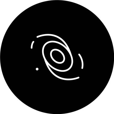 Siyah ve beyaz simgesinin vektör illüstrasyonu