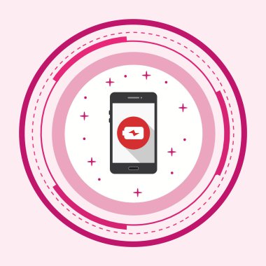 Mobil Uygulama Simgesi Yükleniyor Moda Biçimli İzole Arka Gruplandırma