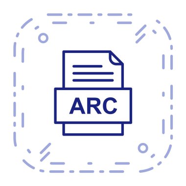 tipik dosya biçimi vektör illüstrasyonu 