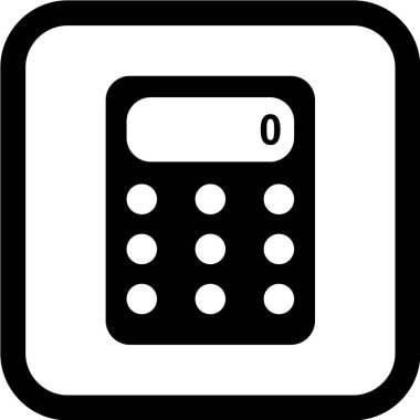 siyah ve beyaz vektör simgesi