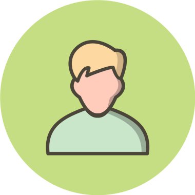 kullanıcı avatar vektör simgesi