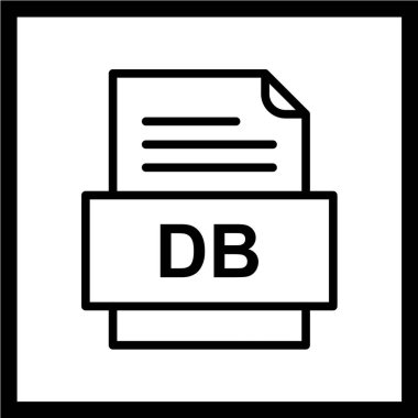 dosya biçimi simgesi, vektör illüstrasyonu