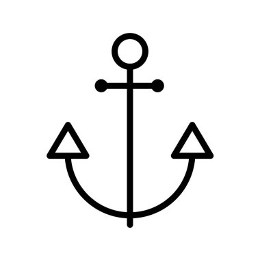 çapa simgesi vektör illüstrasyonu