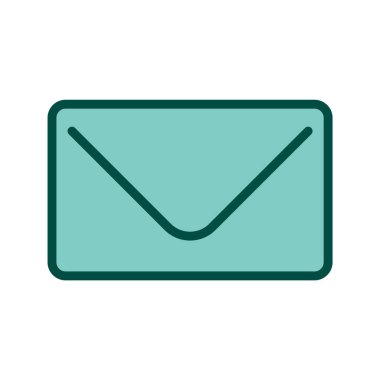  Moda Biçiminde Zarf Simgesi İzole Arkaplan