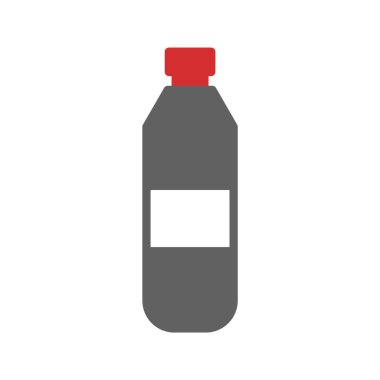  Su Şişe Simgesi Moda Biçimli Ayrı Arkaplan