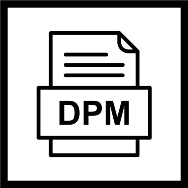 dosya biçimi simgesi, vektör illüstrasyonu