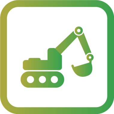 Bir inşaat simgesinin vektör illüstrasyonu