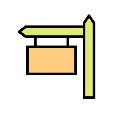 Emlak simgesi vektör illüstrasyonu 