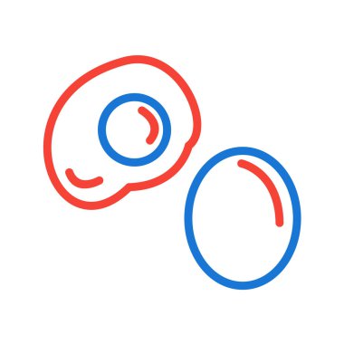  Gıda ve içecek Web ikonu vektör illüstrasyonu