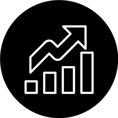 grafik ikonu vektör illüstrasyonu