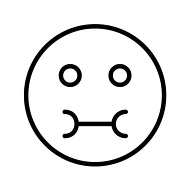 Moda Biçimli Emoji Simgesi İzole Arkaplan 