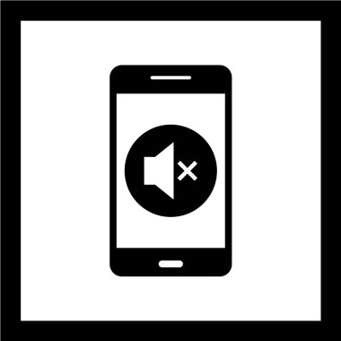 akıllı telefon ekran vektör çizimi, basit simge