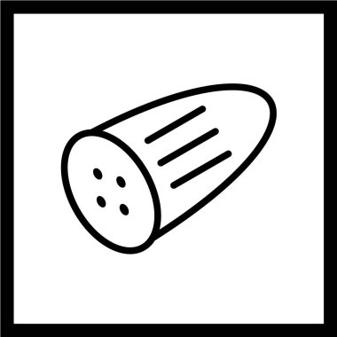 Gıda Web ikonu vektör illüstrasyonu