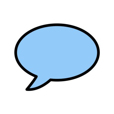 Konuşma balonu vektör çizimi