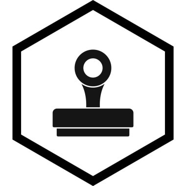 Moda Biçiminde Pul Simgesi İzole Arkaplan