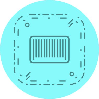  Moda Biçiminde Barkod Simgesi İzole Arkaplan