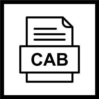 dosya biçimi simgesi, vektör illüstrasyonu