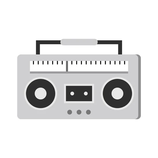 Иконка Аудио Ленты Модном Стиле Изолированный Фон — стоковый вектор