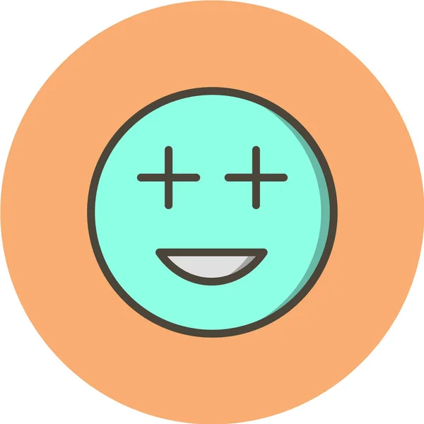 Emoji Icon Trendy Style Vector — Stock Vector