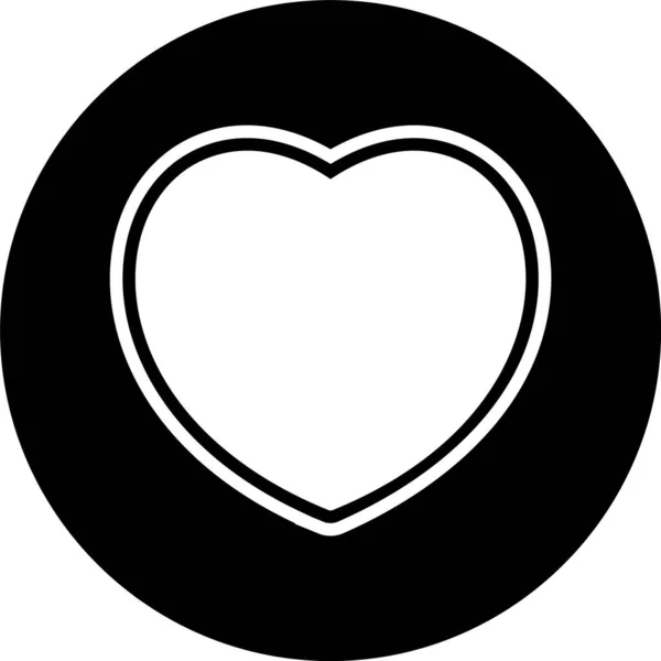 Εικονίδιο Καρδιάς Μοντέρνο Στυλ Απομονωμένο Φόντο — Διανυσματικό Αρχείο