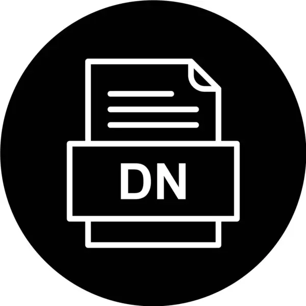 Dateiformat Icon Vektor Illustration — Stockvektor