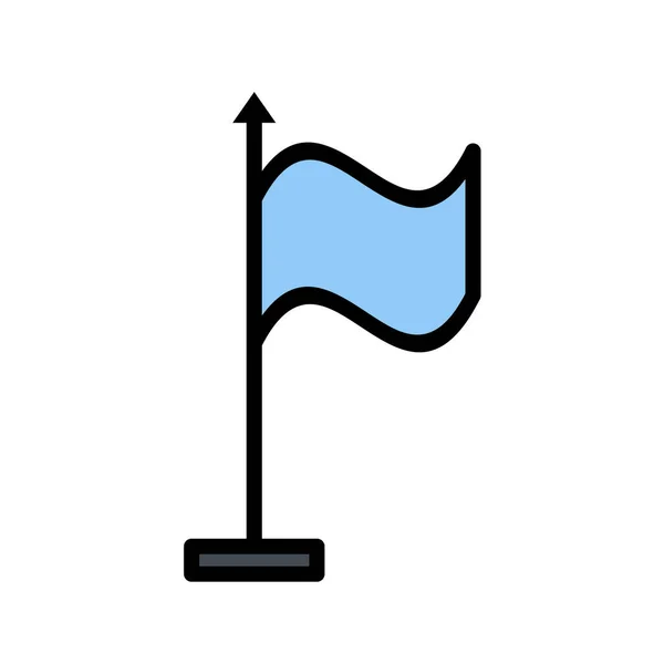 Flaggensymbol Vektorillustration — Stockvektor