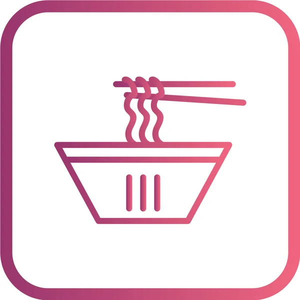 Élelmiszer Ital Web Ikon Vektor Illusztráció — Stock Vector