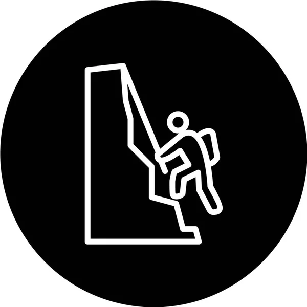 Ilustração Vetorial Homem Com Salto — Vetor de Stock